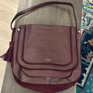 Kate Spade Plum Leather Crossbody Bag
